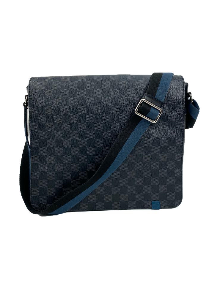 Louis Vuitton Damier Graphite District Nm N41029 Shoulder Bag Auction